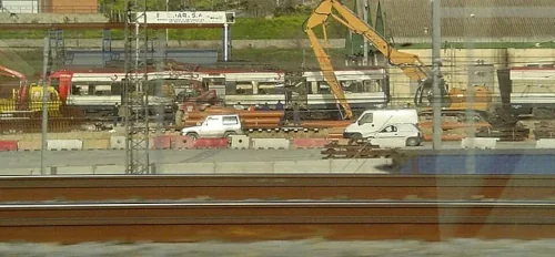 スペイン列車爆破テロの被害車両
