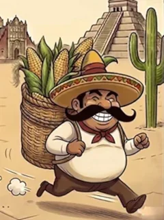 メキシコ人のイラスト