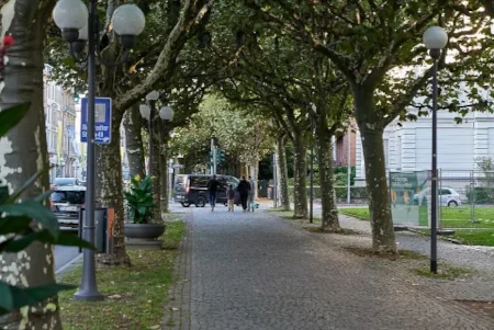 ドイツ、ヴィースバーデンの街並み