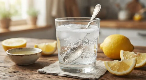 レモン重曹水